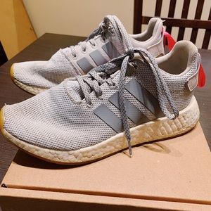 Adidas Women’s NMD R1 Grey + Pink